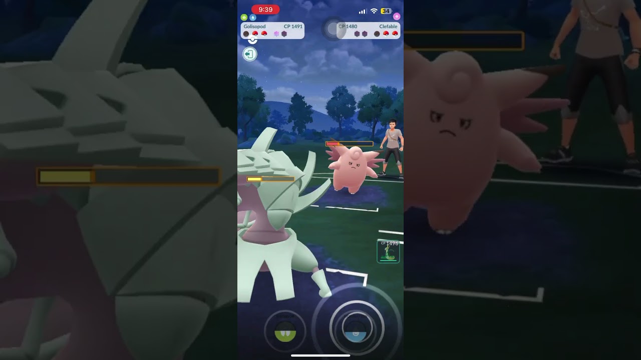 Spring Cup sweep with Best Buddy Golisopod 💪🏼 #shorts #pokemon #pokemongo