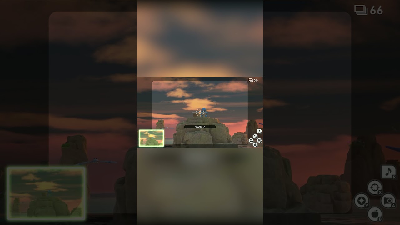 【Newポケモンスナップ NEW POKÉMON SNAP】ゼニガメがあわを出すだけの動画 #shorts 【Squirtle spew bubbles.】