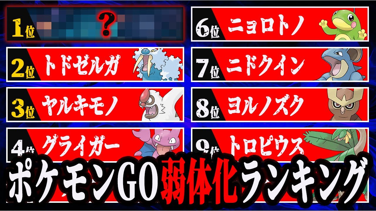 【最新】ポケモンGOオワコンランキングTOP10【GOバトルリーグ】【スーパーリーグ】