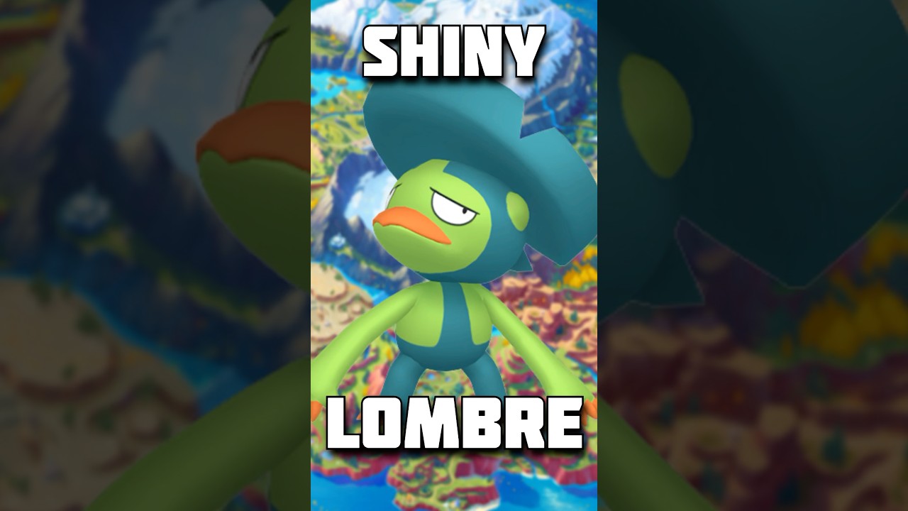 SHINY LOMBRE IN POKÉMON SCARLET AND VIOLET! #shorts #shinypokemon