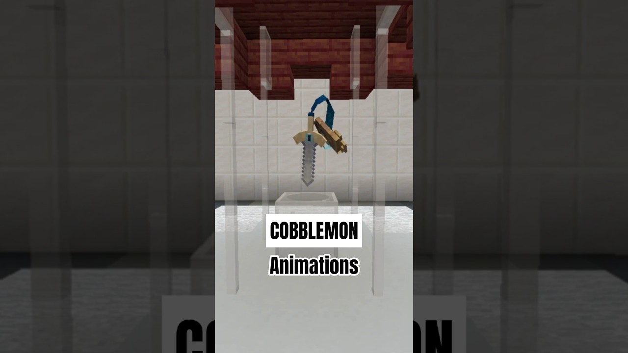 Honedge Animations:Cobblemon Minecraft Pokemon#cobblemon #pokemon #minecraft #animation #pixelart