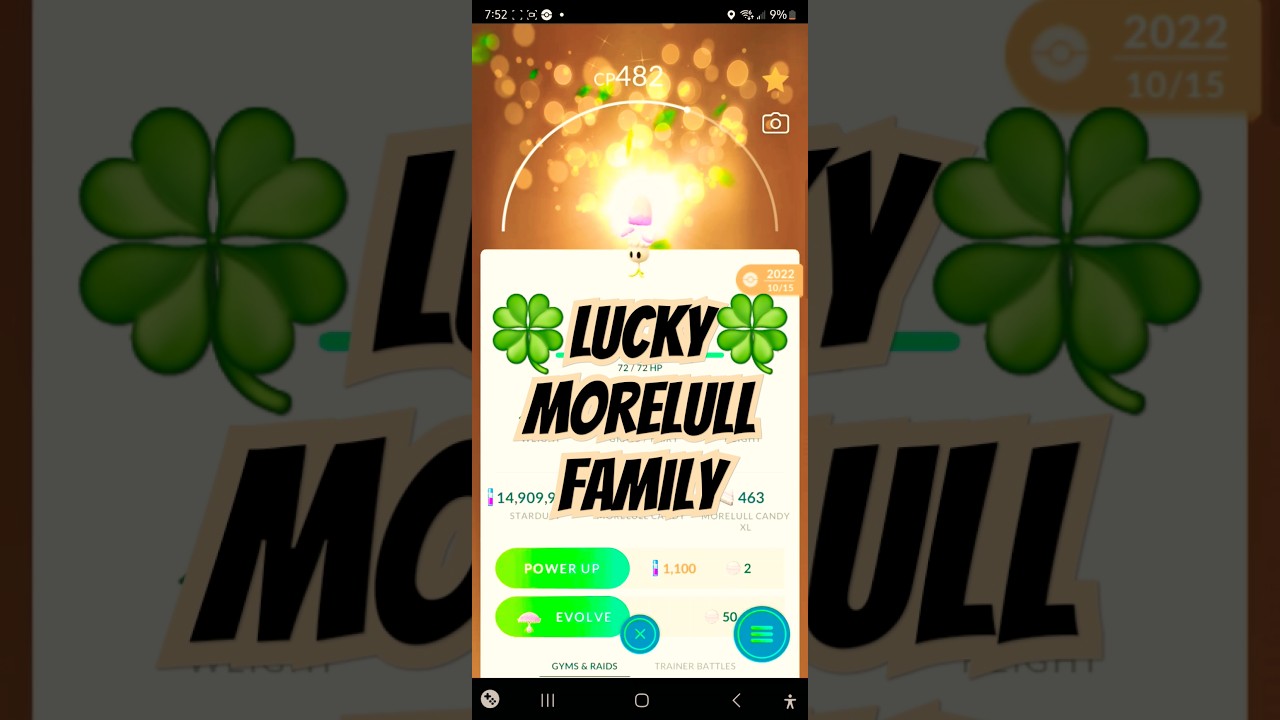 🍀LUCKY Morelull Family! (Shiinotic) Pokemon Go! #pokemon #pokemongo #pokémongo