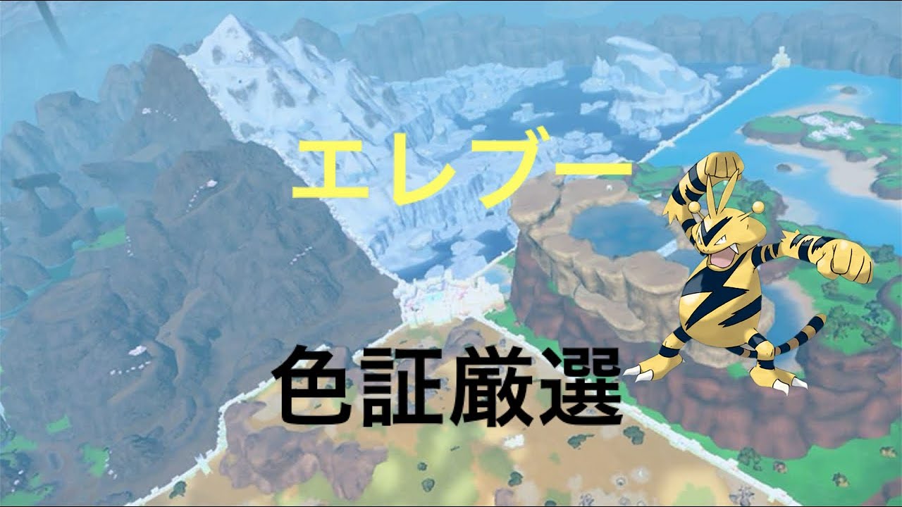 【 ポケモンSV】エレブー色証厳選