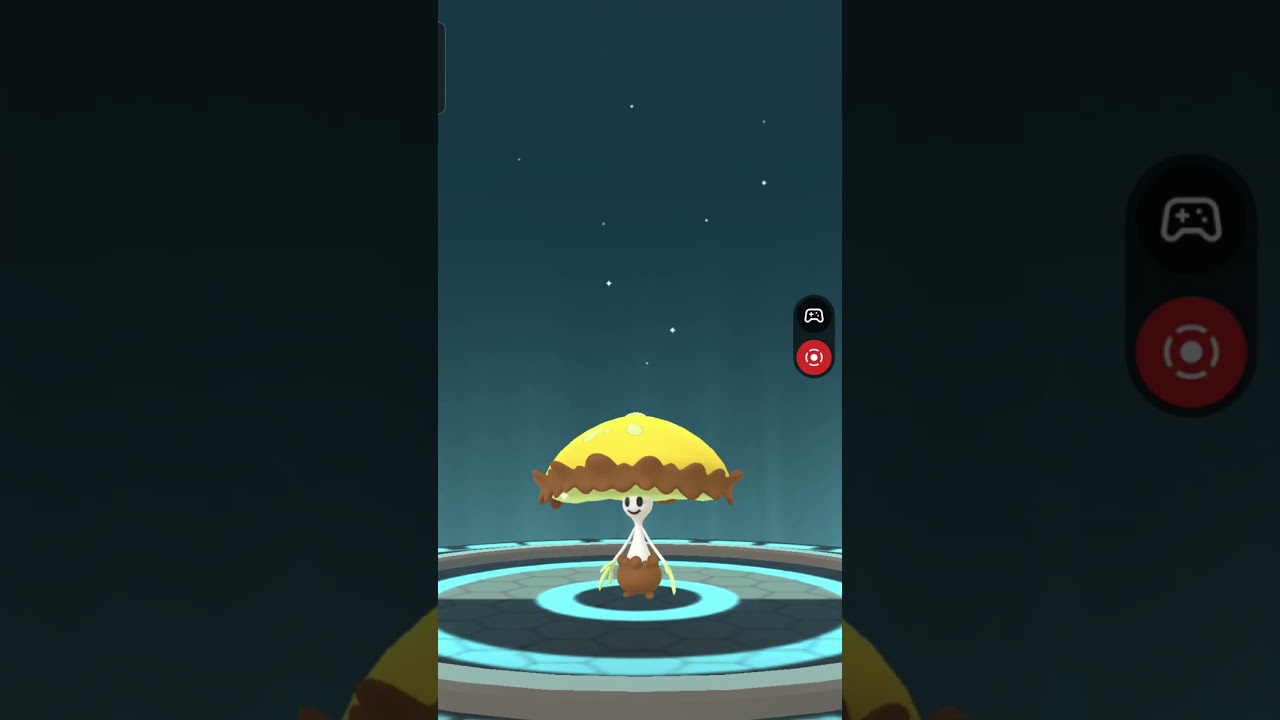 Evolving Shiny Morelull on #pokemongo ✨🤩 #Fungi #Shiny #shinypokemon #pokemon #Evolve #mobilegame