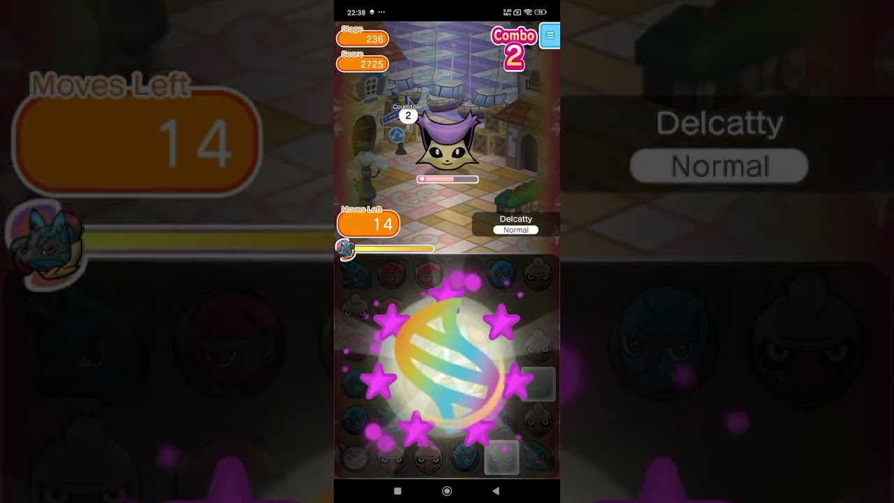DELCATTY | POKEMON SHUFFLE MOBILE | STAGE 236 #pokemonshuffle #gaming #pokemon #mobilegame #delcatty