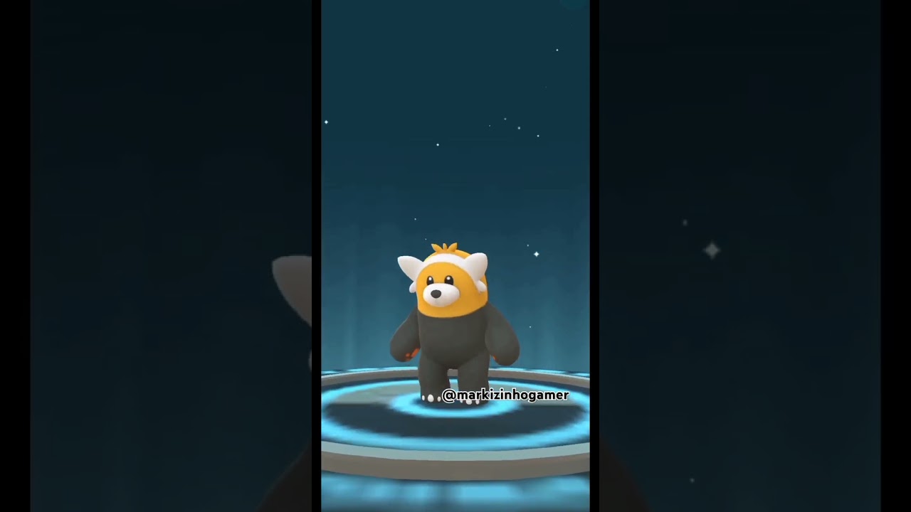 Evoluindo Stufful shiny para Bewear shiny no pokémon go