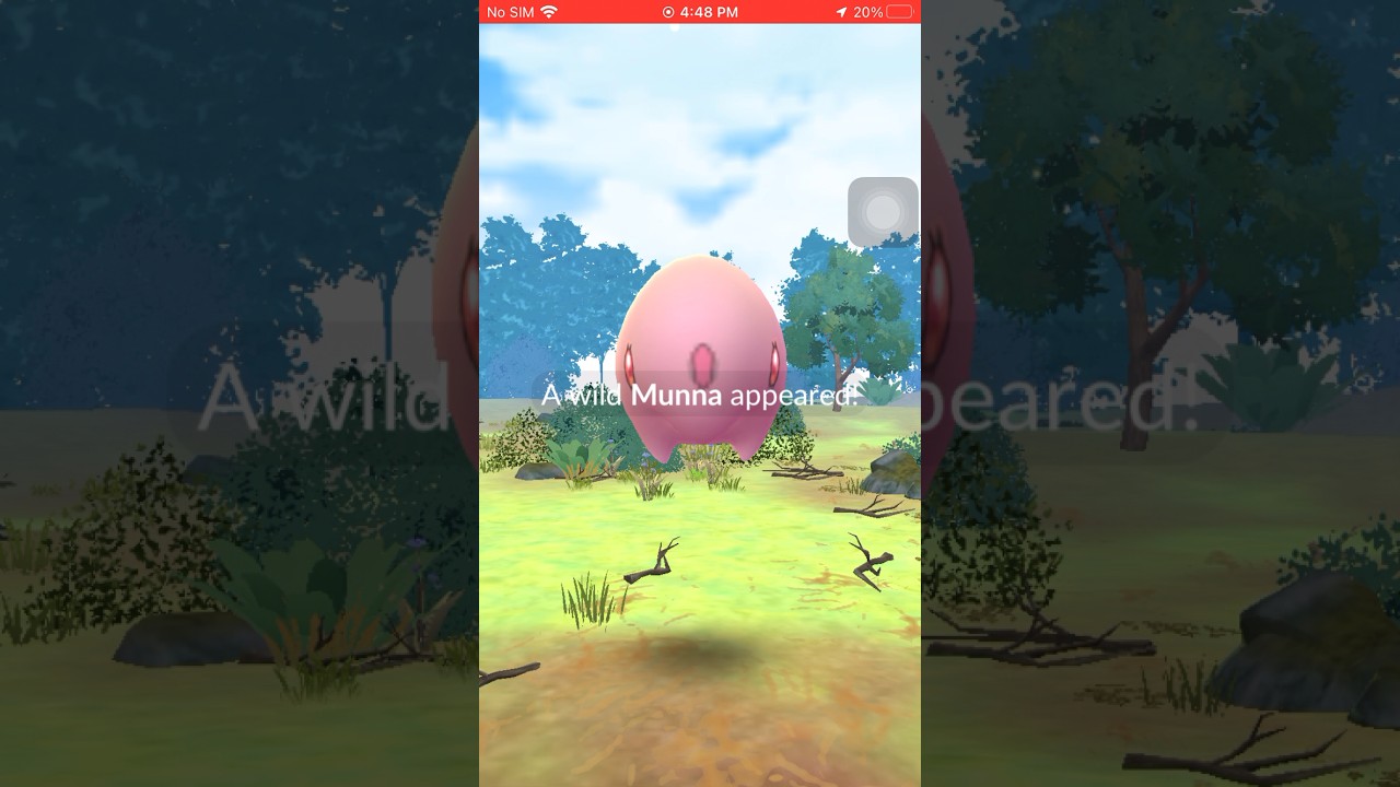 Pokémon Go - Catching Munna #pokémongo #pokemongo #shorts