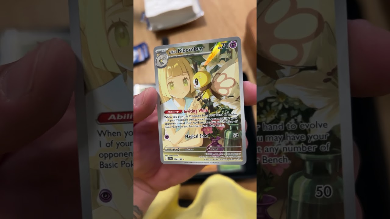 Lillie’s Ribombee Pokémon Card