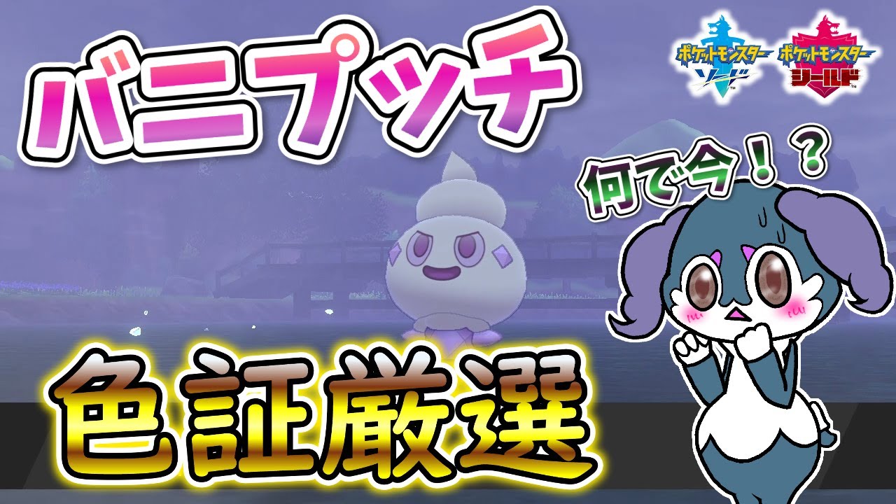 【ポケモン剣盾】バニプッチのコミュデイ前に色証出してポケGO勢にマウント取りたい！？【色証厳選】
