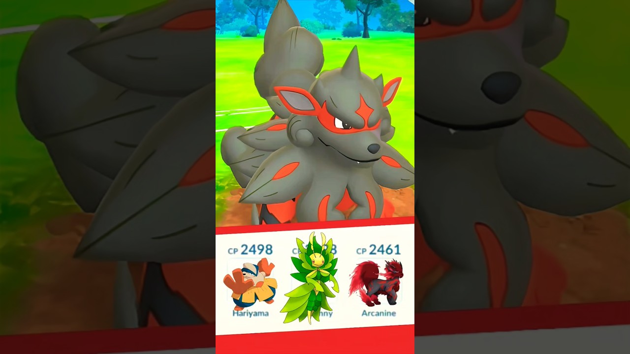 Hariyama 💥 Leavanny 🌿 Arcanine 🔥 || @pokemongo #shorts #pokemongo #battleleague