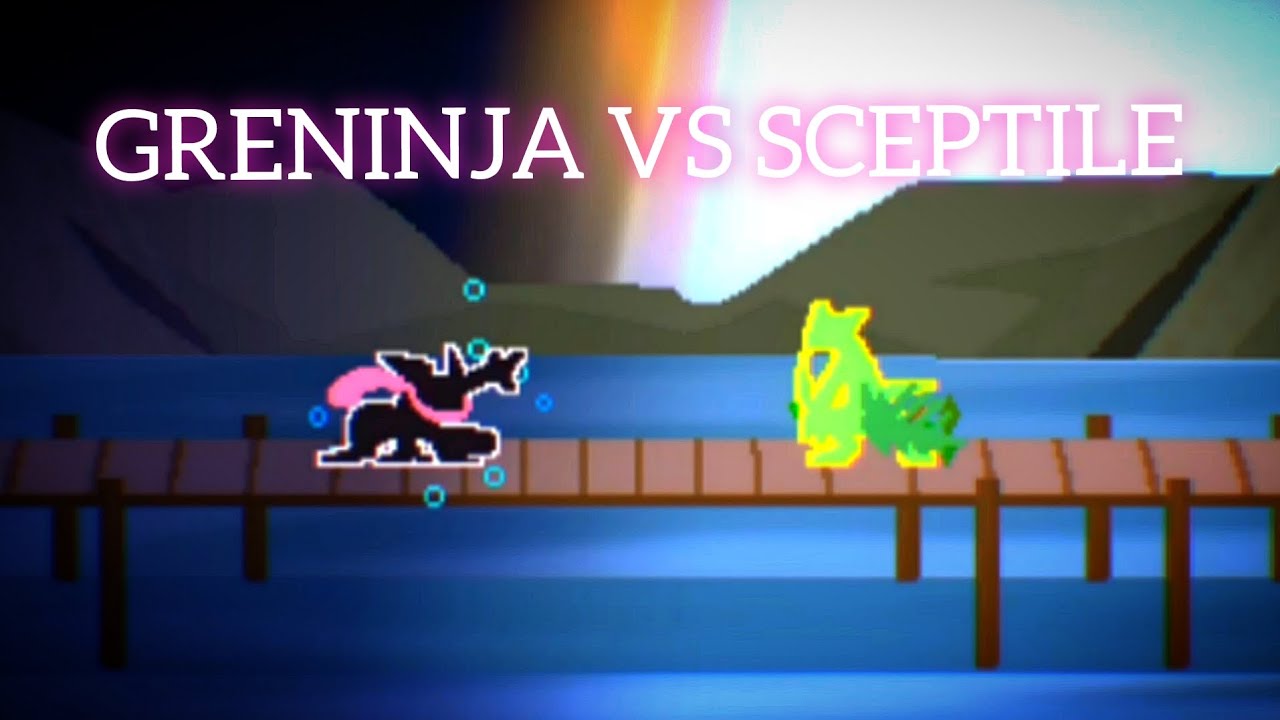 GRENINJA VS SCEPTILE (Yomi Hustle Fight Scene) [940/1000 Subscribers]