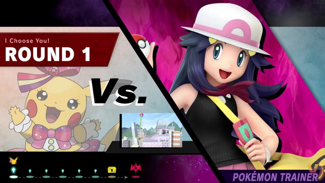 Pop Star Pikachu vs SSBU Classic Mode Quickie -By Sh8mful