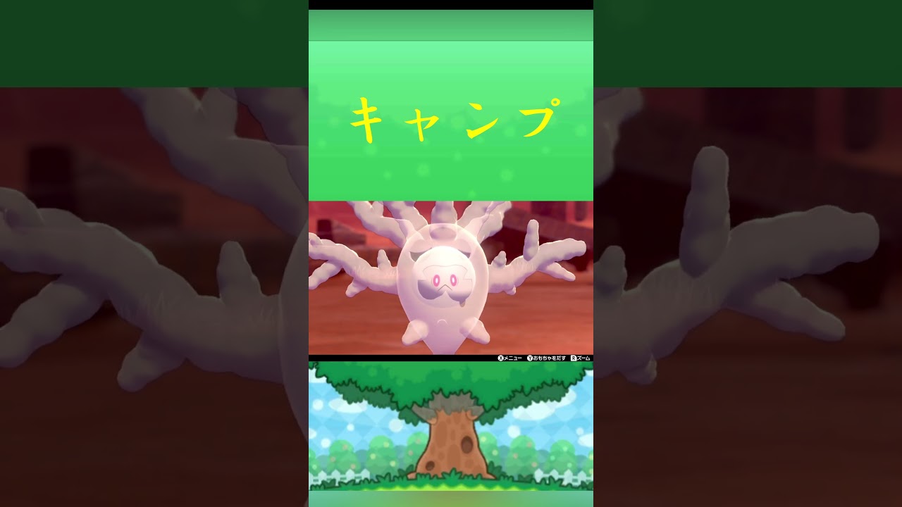 ポケモン サニゴーン キャンプ ポケリフレ ポケパルレ #ポケモン #Pokemon  #nintendoswitch  #ポケモンsv  #ふれあい #キャンプ  #ピクニック #ポケモン剣盾