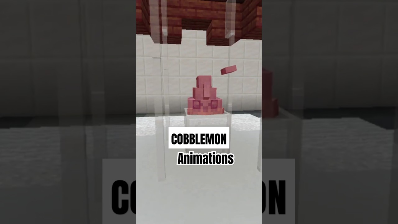 Bergmite Animations:Cobblemon Minecraft Pokemon#cobblemon #pokemon #minecraft #animation #pixelart