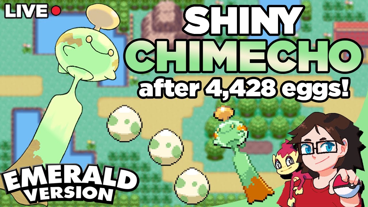 [LIVE] Shiny Chimecho after 4,428 Eggs Hatched in Pokemon Emerald!