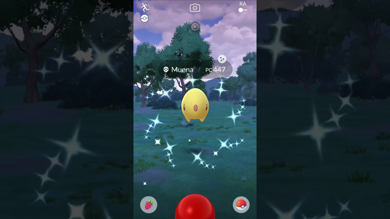 ✨️SHINY MUNNA SPARKS ✨️#pokemongo #shiny #shinypokemon #shorts #nintendo