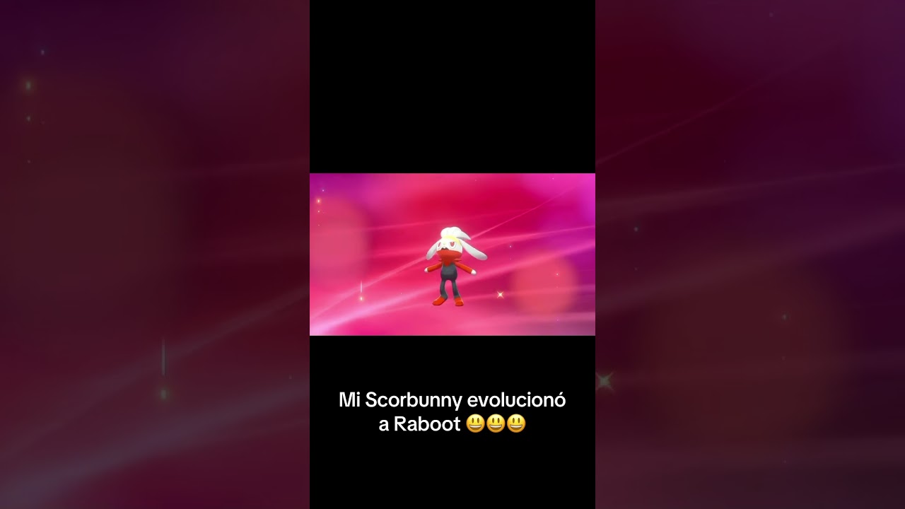 Evolución 1 8va Gen #Pokemon #Scorbunny #Raboot