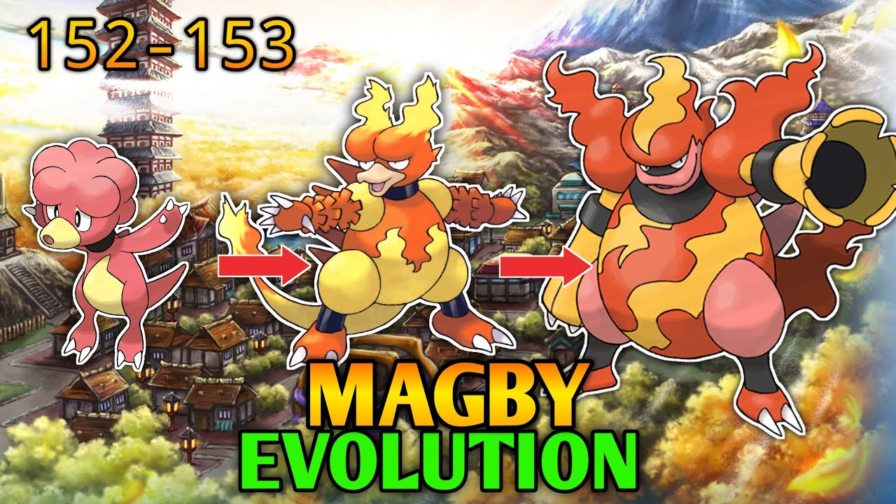 How To Evolve Magby Into Magmar And Magmortar In Pokemon Heart Gold & Soul Silver | Johto Pokedex