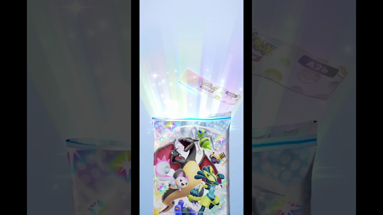 【ポケポケ】シャイニングハイ、無料開封、リザードンとヌオー来て！ #ポケモンカード #ポケモン　#shorts