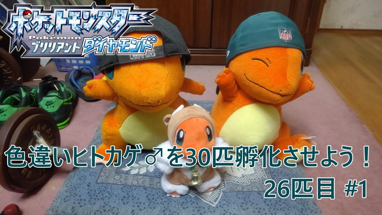 【ポケモンBDSP】色違いヒトカゲ♂を30匹孵化させよう！【色違い】 26匹目 #1