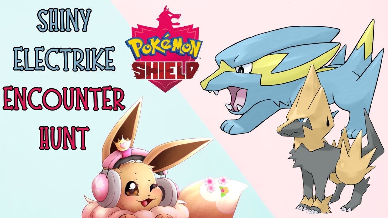 Shiny Electrike Encounter Hunt! NEED 1 MORE!  Pokémon Shield #shorts