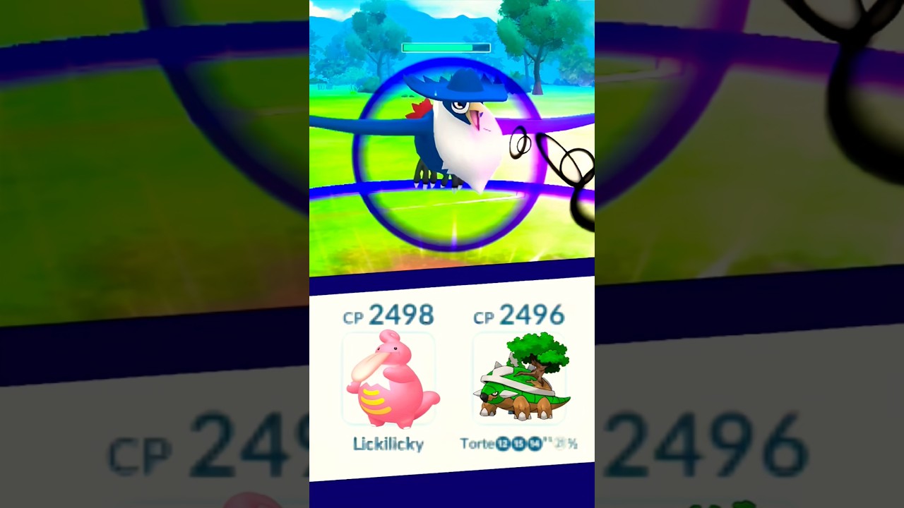 Honchkrow 💥 Torterra 🍃 Lickilicky 💮 || @pokemongo #shorts #pokemongo #battle