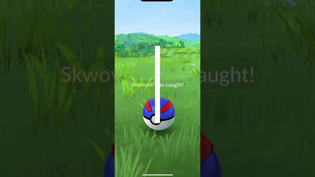 Catching A Shiny Skwovet ✨ + Shiny ✨ Evolution PokémonGO!