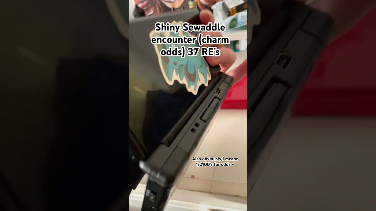 Shiny Sewaddle in Pokémon white 2