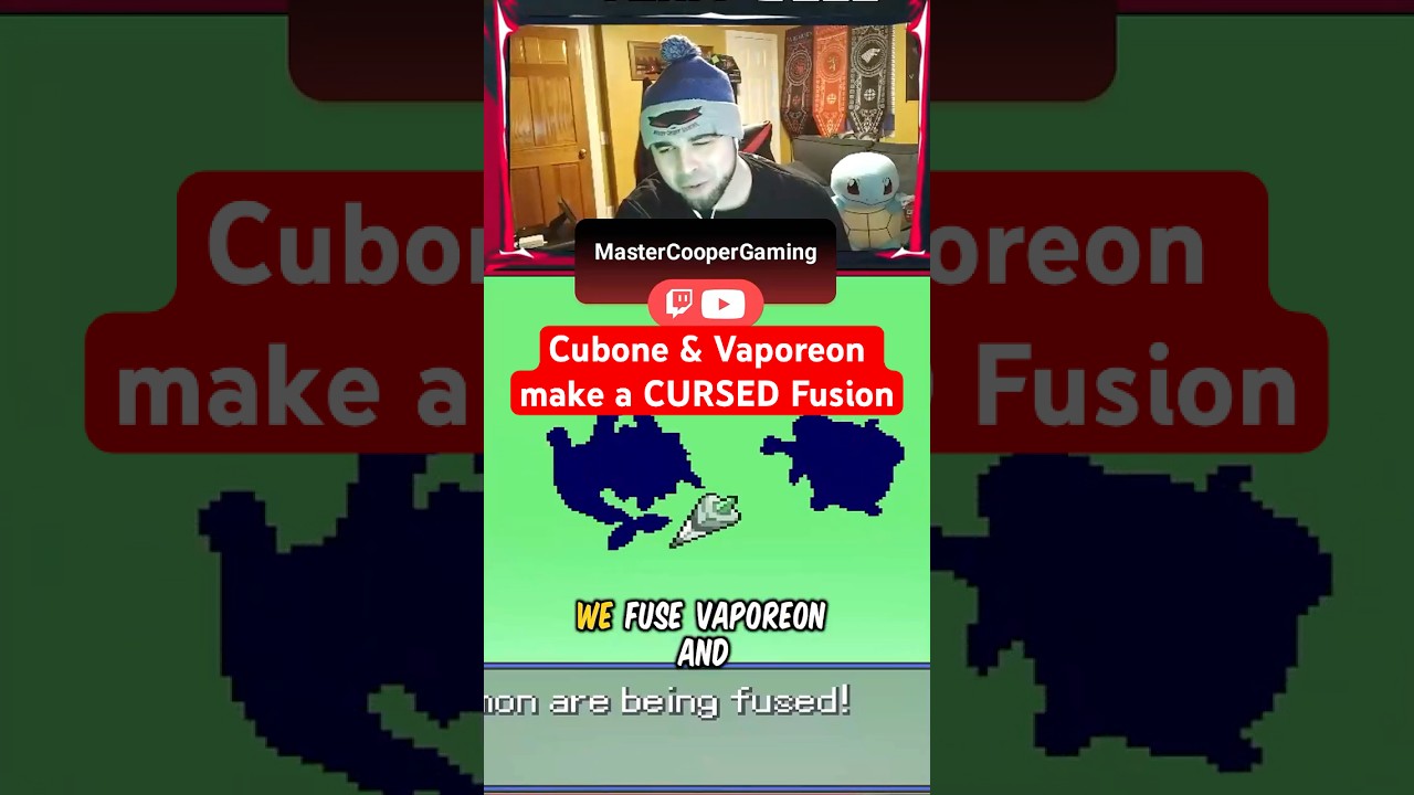 Cubone + Vaporeon make a CURSED Fusion?!