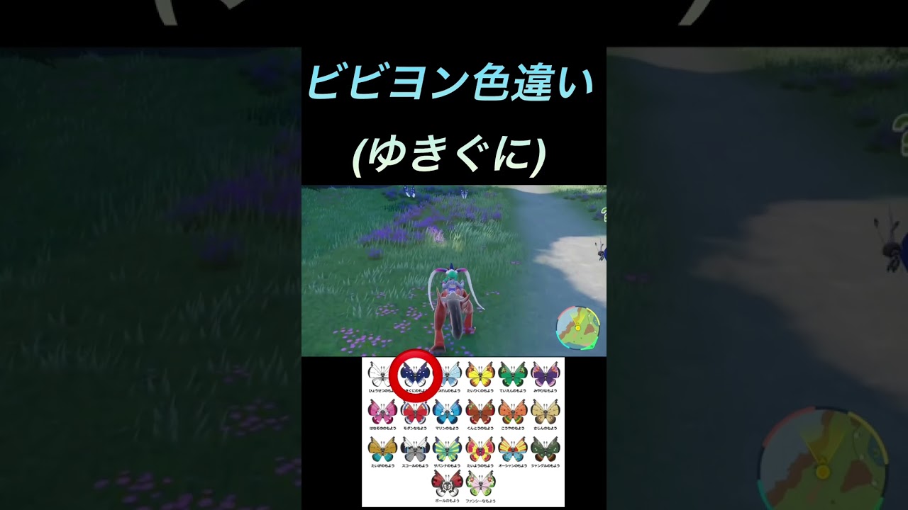 ビビヨン色違い〜ゆきぐにのもよう〜
