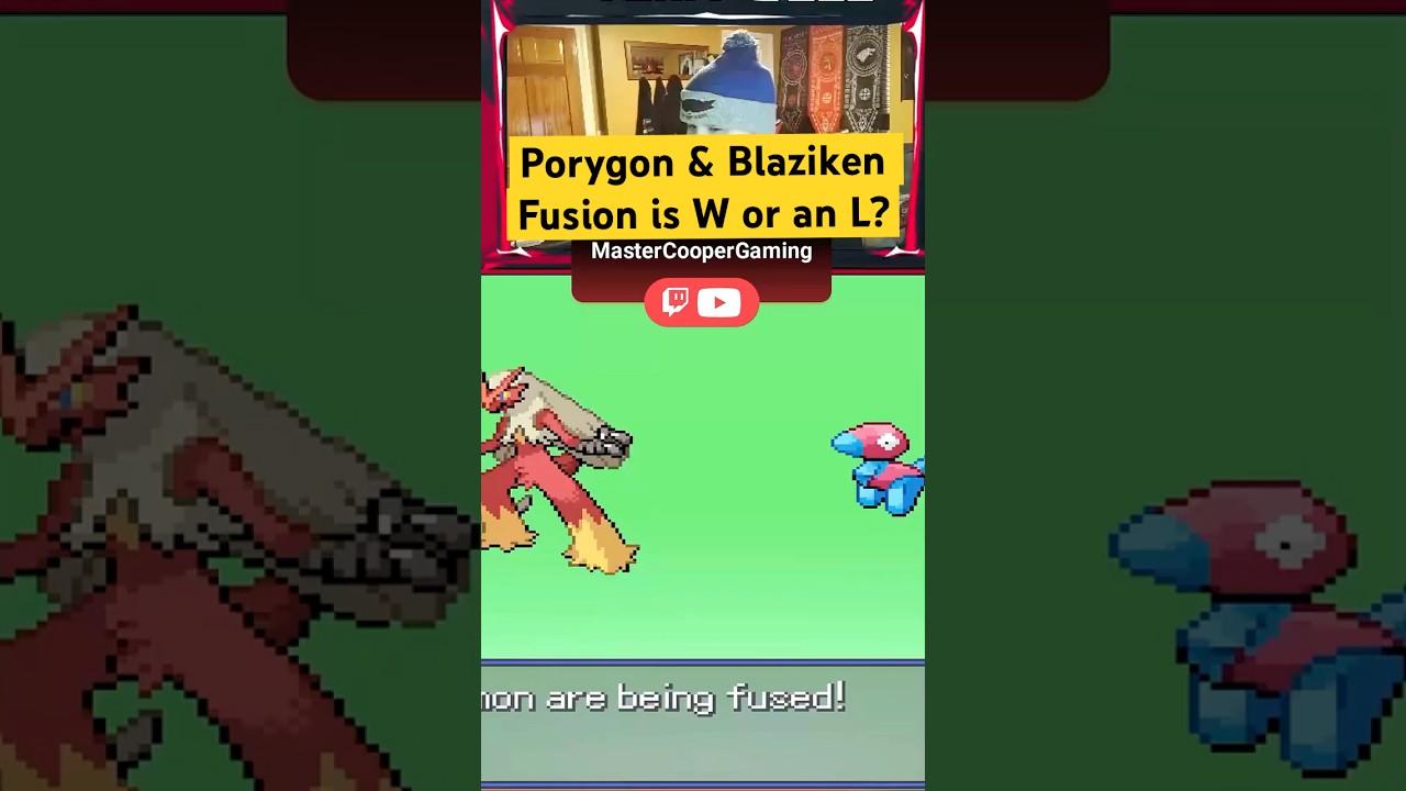 What Happens When You Fuse Blaziken & Porygon Together?