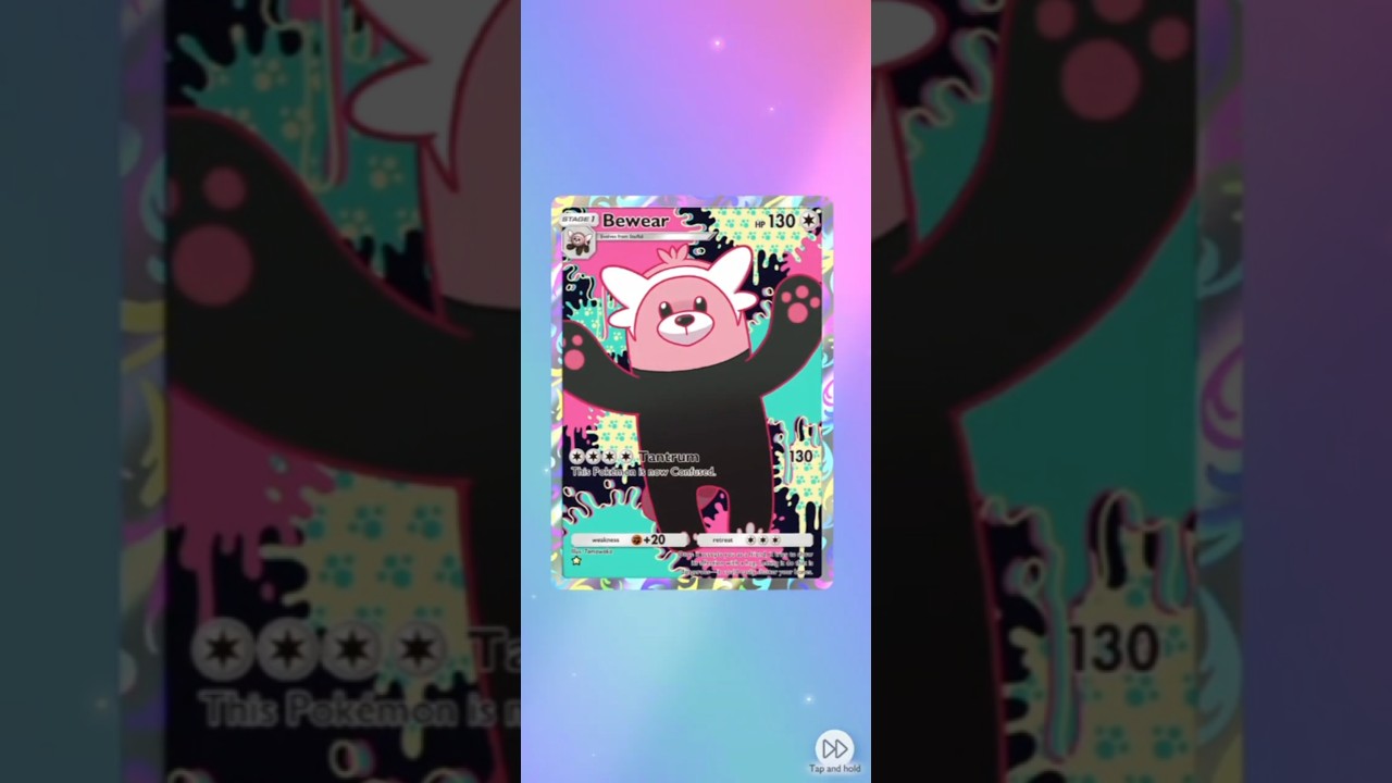 Art Rare Bewear! (1.07% chance per pack)