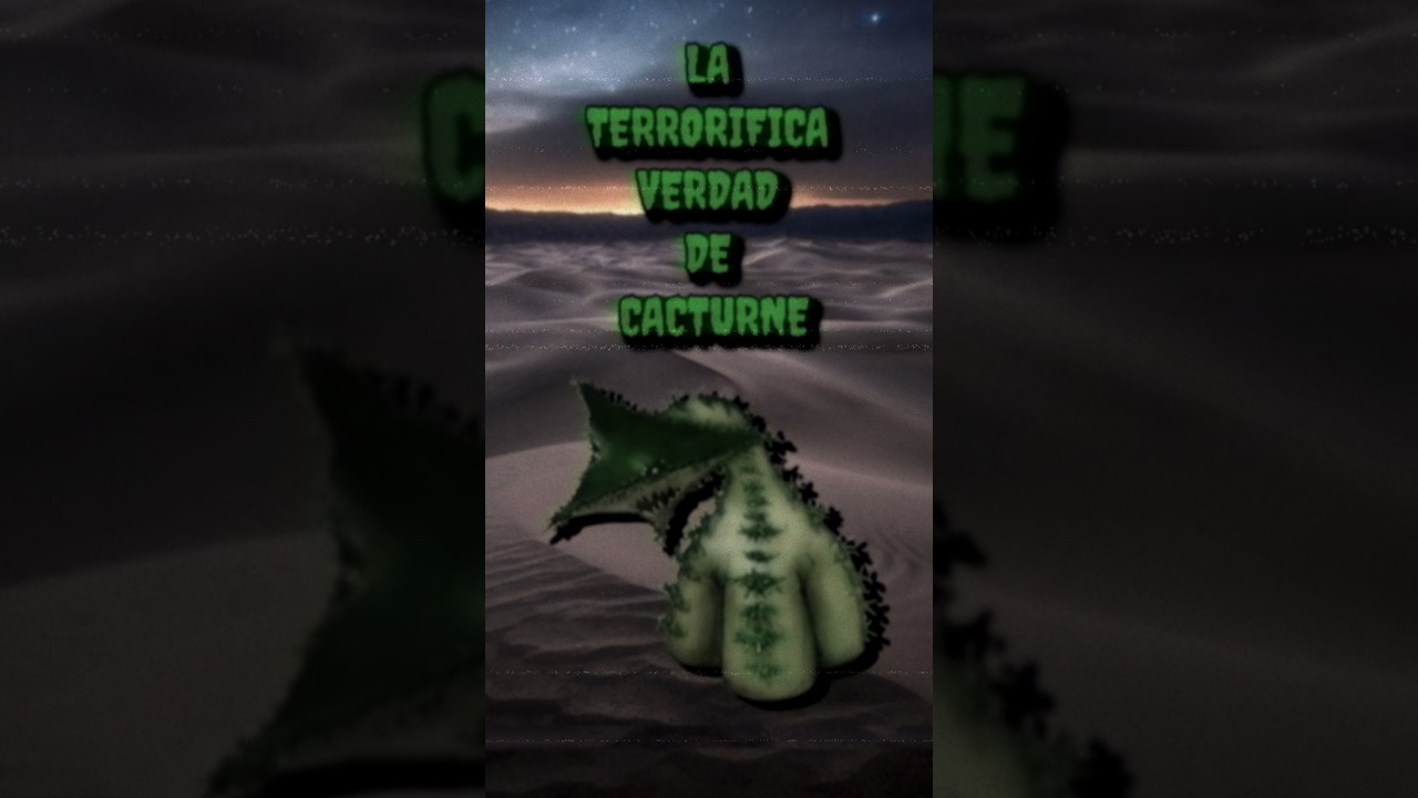 LA TERRORIFICA REALIDAD DE CACTURNE 💀💀💀 #pokemon #iceberg #miedo #shorts #curiosidades #terror
