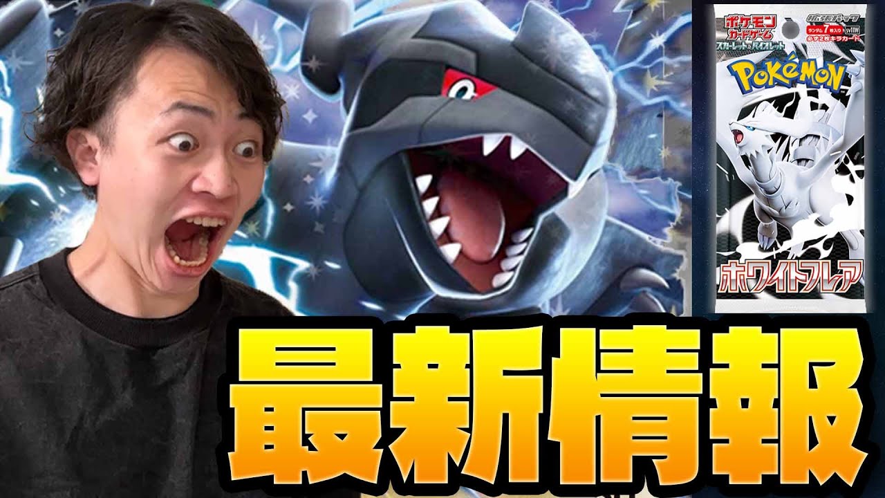 【ポケカ/解説】BWリメイク!!レシラムとゼクロムの使い方徹底考察‼︎ 最新パックを最速レビュー(ブラックボルト/ホワイトフレア/ゼクロムex/レシラムex)