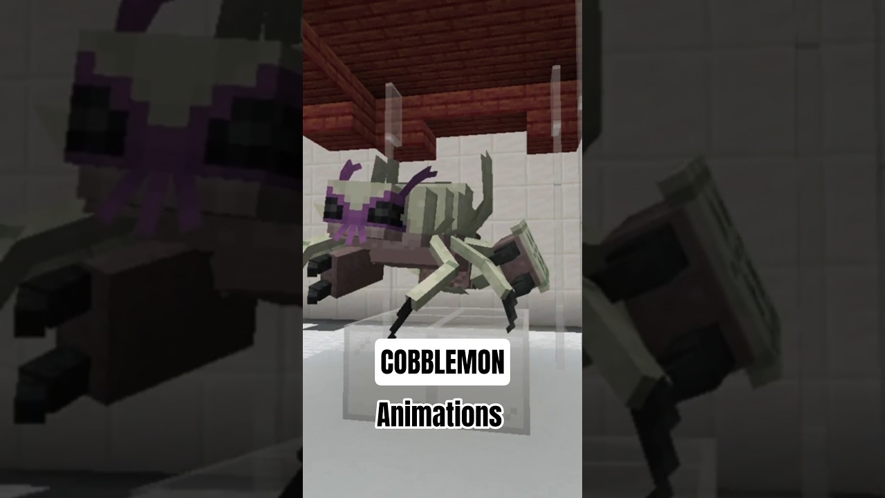 Golisopod Animations:Cobblemon Minecraft Pokemon#cobblemon #pokemon #minecraft #animation #pixelart