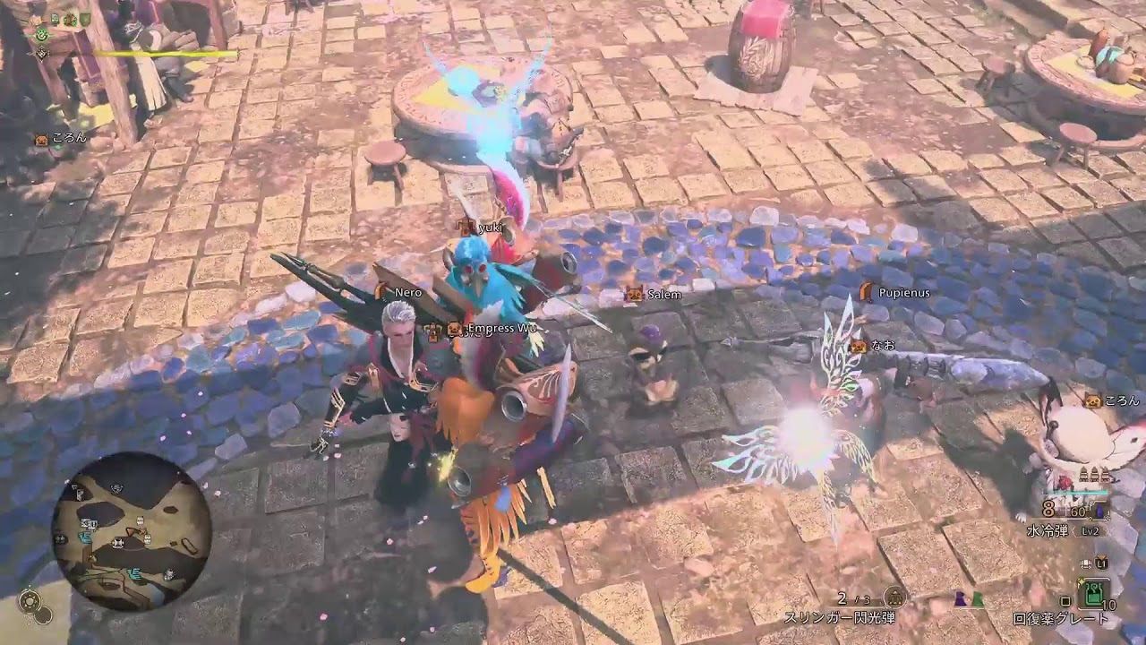 [モンハンワイルズ]伝説ポケモン　ファイヤー視点