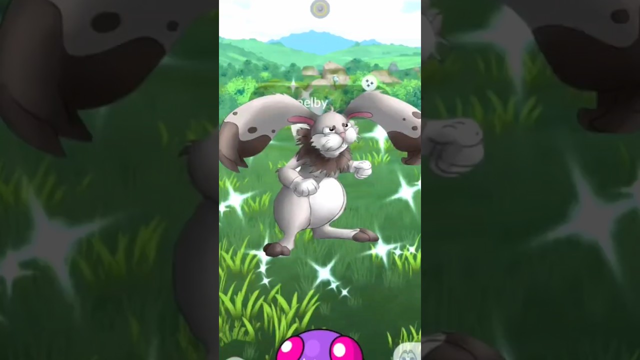 😊getting lucky with bunnelby shiny ✨#pokemon #pokemongo #ポケモンgo