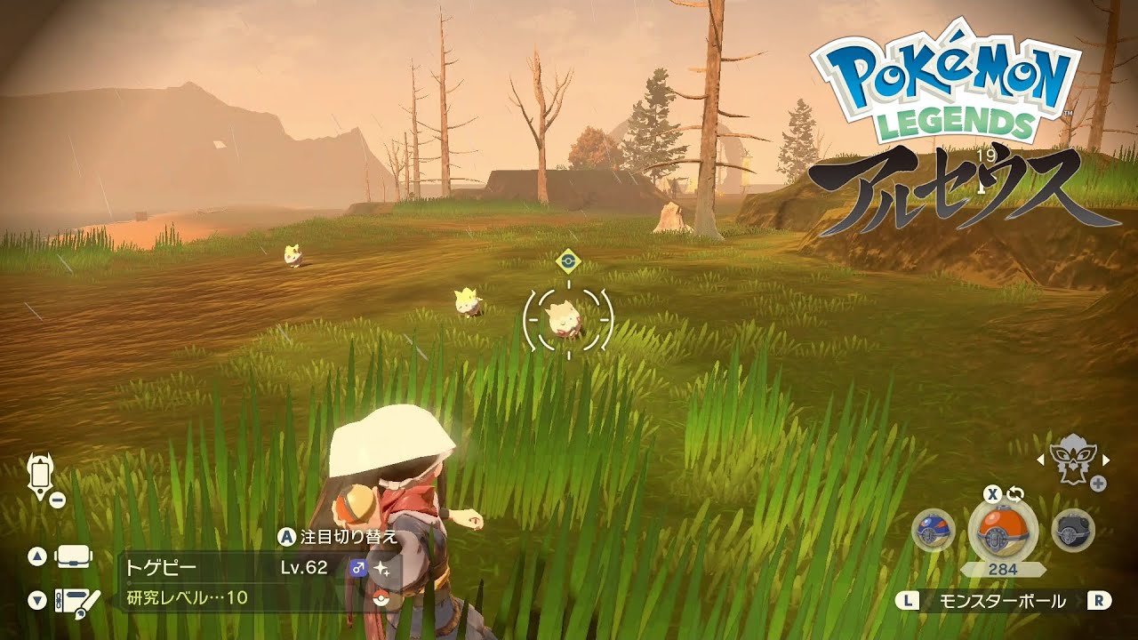 【色違い】Pokémon LEGENDS アルセウス『トゲピー』大大大発生にて色違い✨