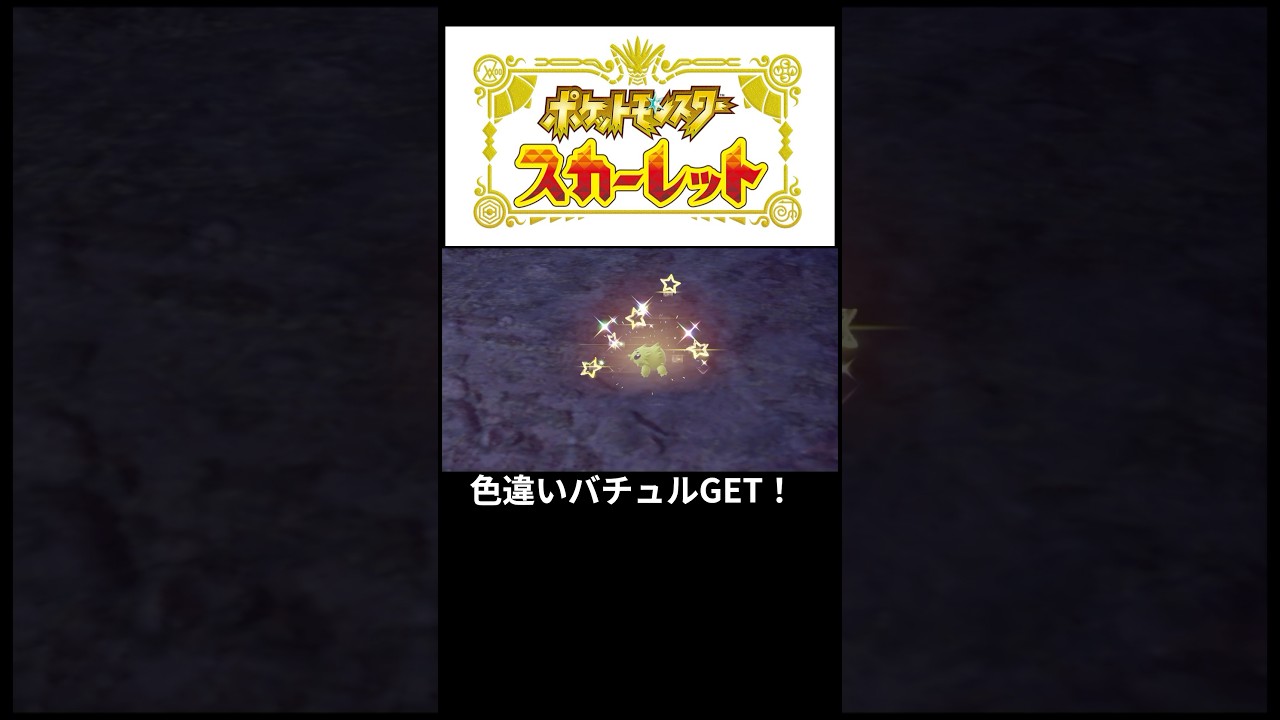 色違いバチュルGET！#ポケモン#ポケモンsv #ポケモンスカーレット#ゲーム#ゲーム実況#ゲーム配信#参加型#初心者#ゲーマー夫婦#switch