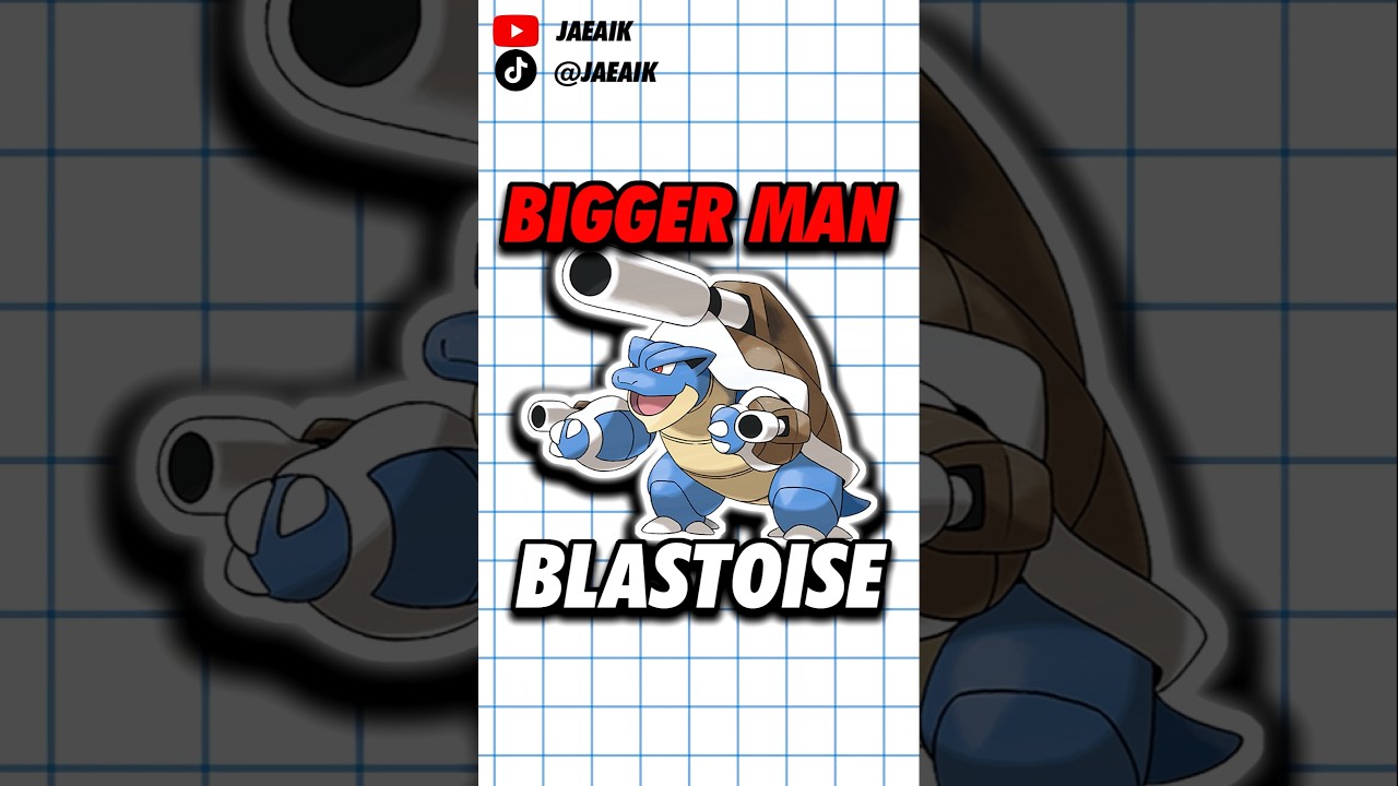 Bigger Man Mega Blastoise #jaeaik #pokemon #megaevolution #blastoise #megablastoise