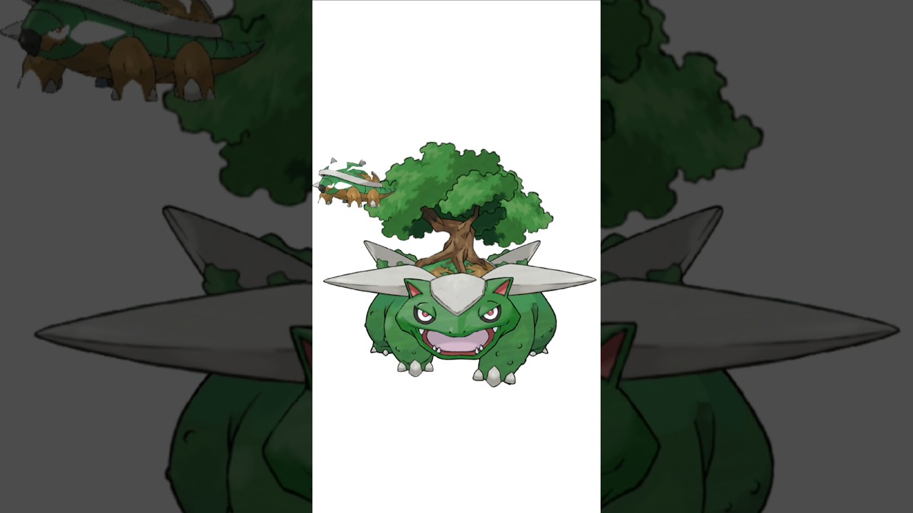 フシギバナ＋ドダイトス合成。フシギナキ　#ポケモンフュージョン #改造ポケモン  #伝説のポケモン #最強ポケモン #pokemon