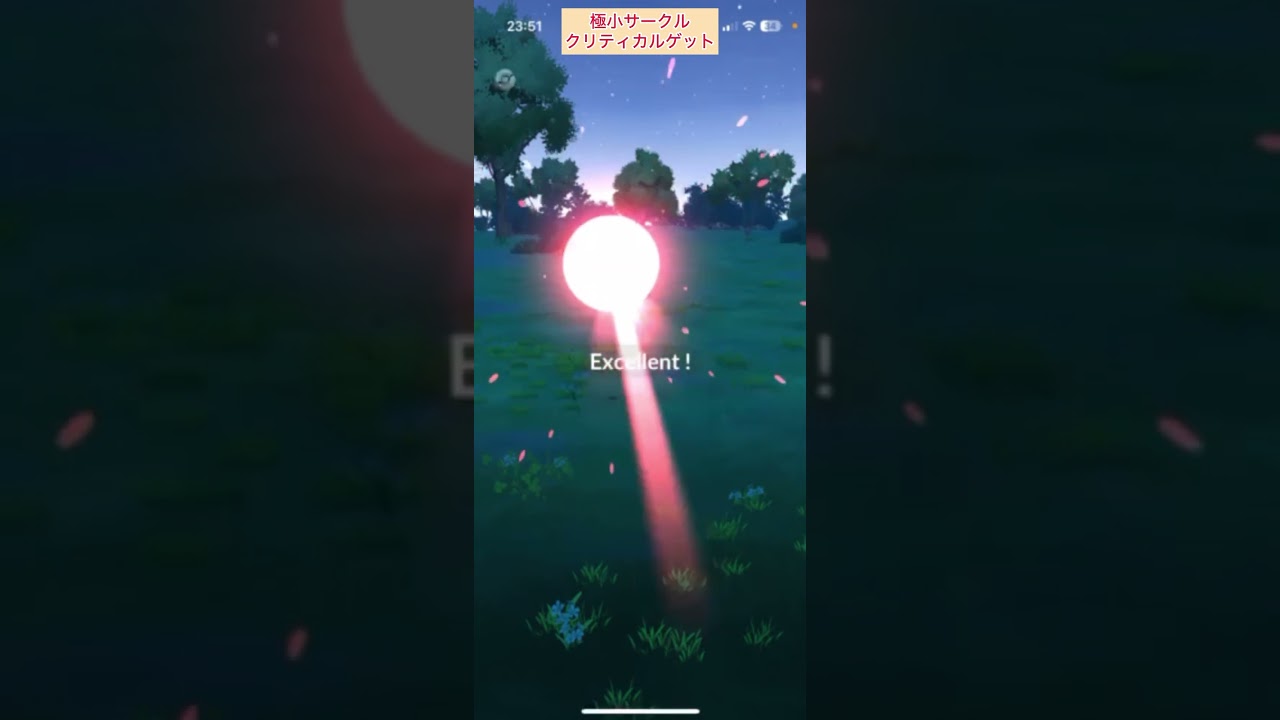 【難易度中】サルノリ極小サークルクリティカルゲット【ポケモンGO】