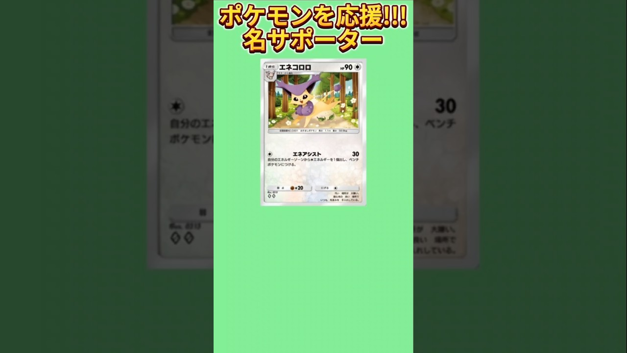 【さすが】ポケモン応援する名サポーター「エネコロロ」【ポケモン解説員】#ルビーサファイア#ポケポケ#ポケモン解説員
