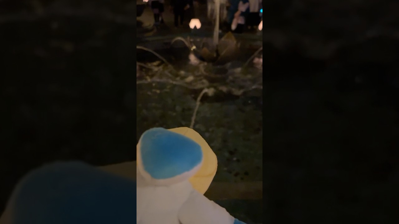 ディズニーでハイドロポンプの練習をするペリッパー【ペリッパーとディズニーシーデート】#ポケモン #short #ペリッパー