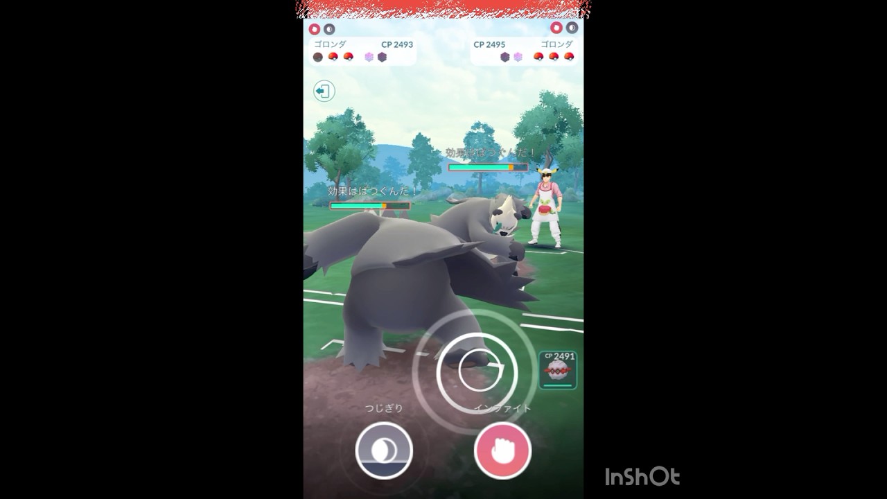 ゴロンダが大暴れぇ〜‼️