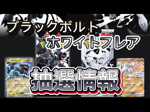 【ポケモンカード抽選情報】ブラックボルト/ホワイトフレア抽選情報#ポケモンカード 抽選情報#ブラックボルト#ホワイトフレア#ポケカ再販最新情報