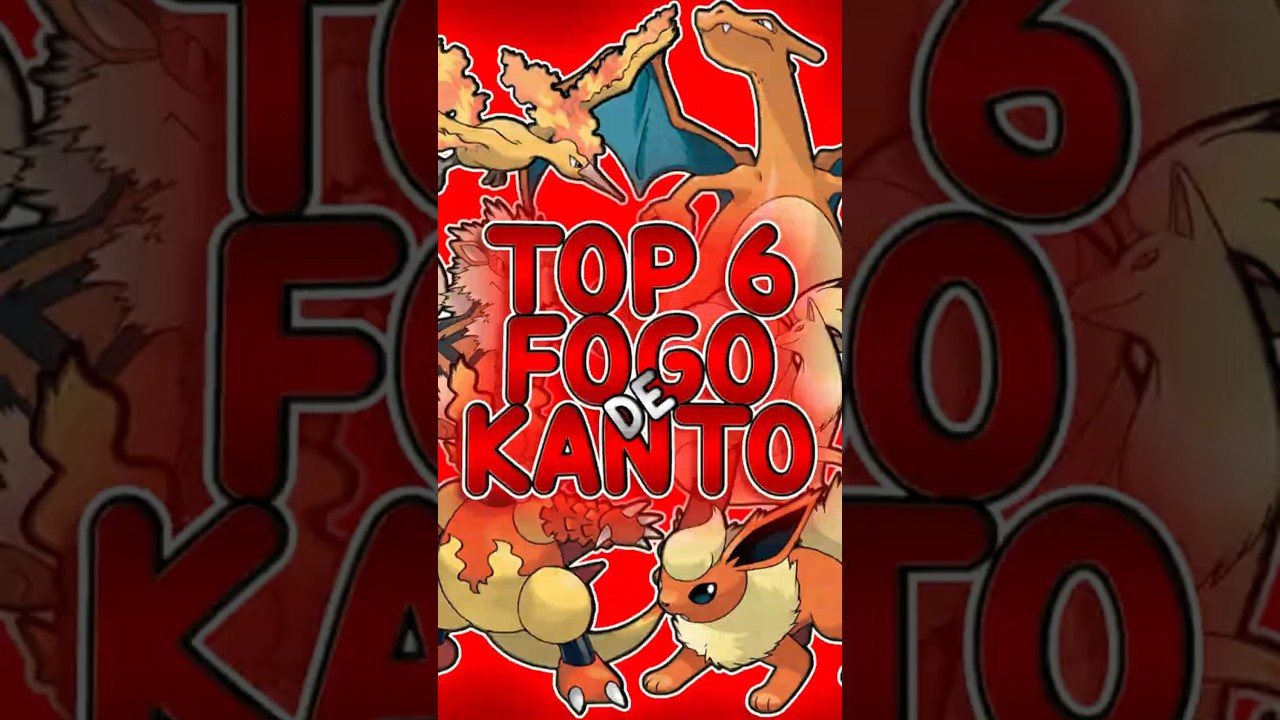 TOP 6 MELHORES pokemons do tipo FOGO no pokemon FIRERED