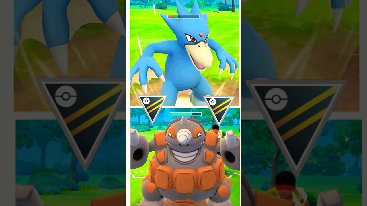 OMG Golduck 🌊 On His Destructive Mode 🤯 @pokemongo #shorts #pokemon #pokemongo
