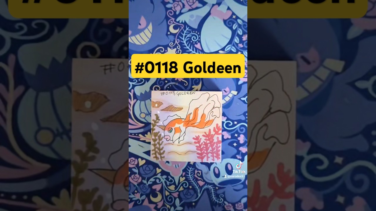 Goldeen #pokemon #pokemonart #art #pikachu #drawing #pokemongo #pokeart #tutorial #arte #goldeen