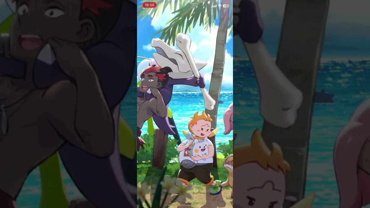 【ポケポケ】スナバァの奥に見える海に実は…#ポケポケ #パック開封 #双天の守護者 #イマーシブカード #1パック開封